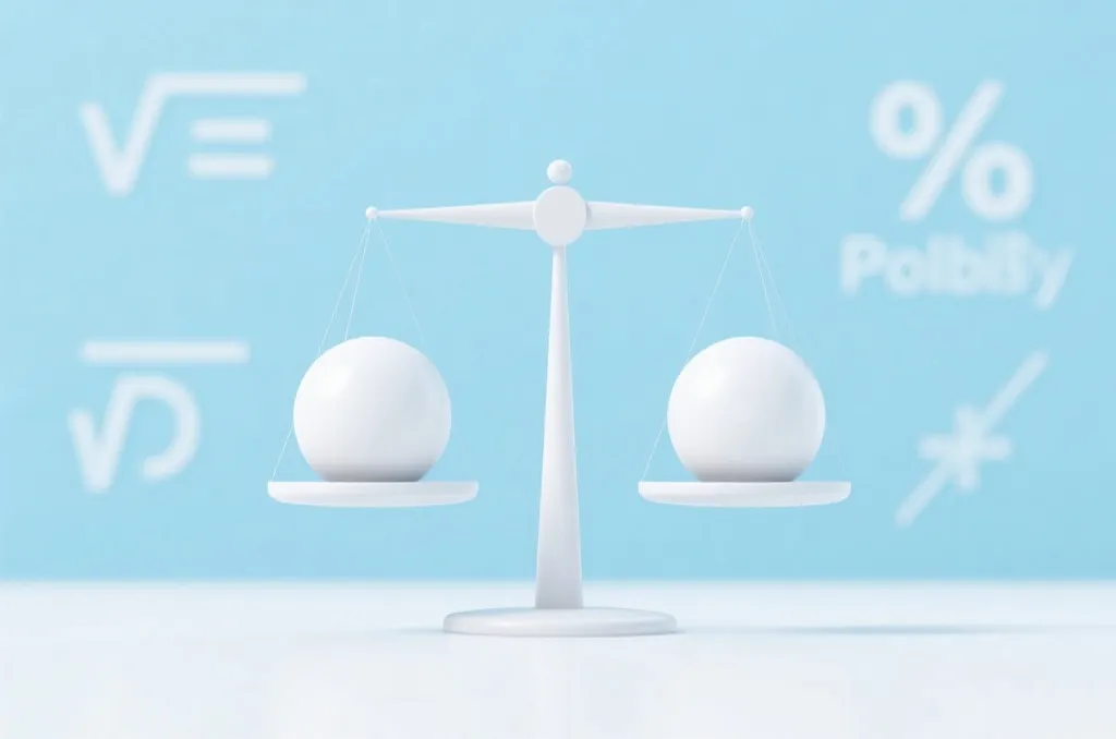 概率平衡天平模型示意图